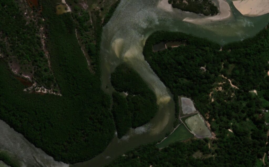 Imagem: resolução espacial de 15cm HD - satélite Legion 2 - Vantor