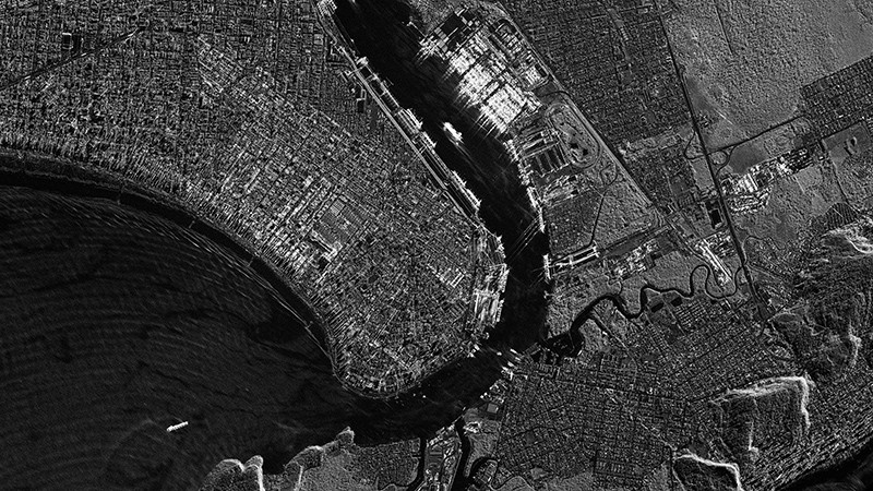 Imagem Synspective: Porto de Santos/São Paulo/Brasil